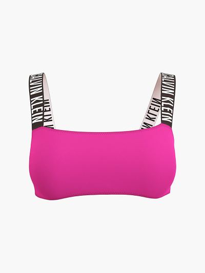 Calvin Klein Fürdőruha HU866961 | Calvin Klein Intense Power Bandeau Női Bikini Felső Lila